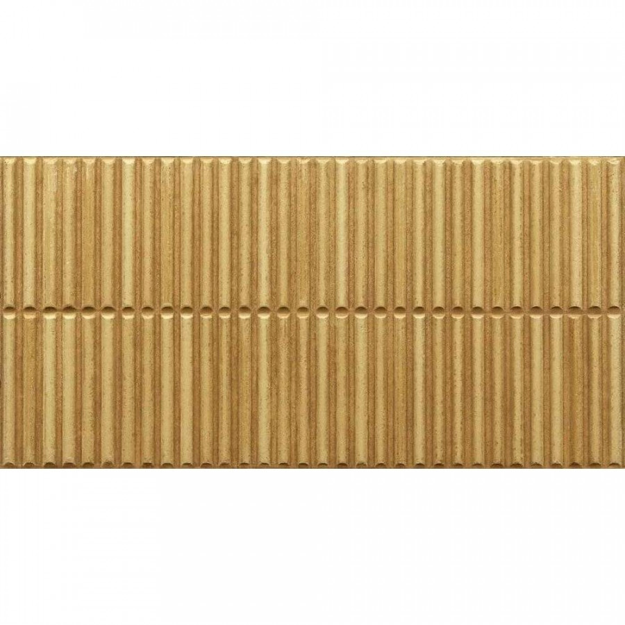 Керамическая плитка 60x30 9.5мм Homey 5235 Stripes Mustard Glossy Ret глянцевая желтый Piemme Valentino