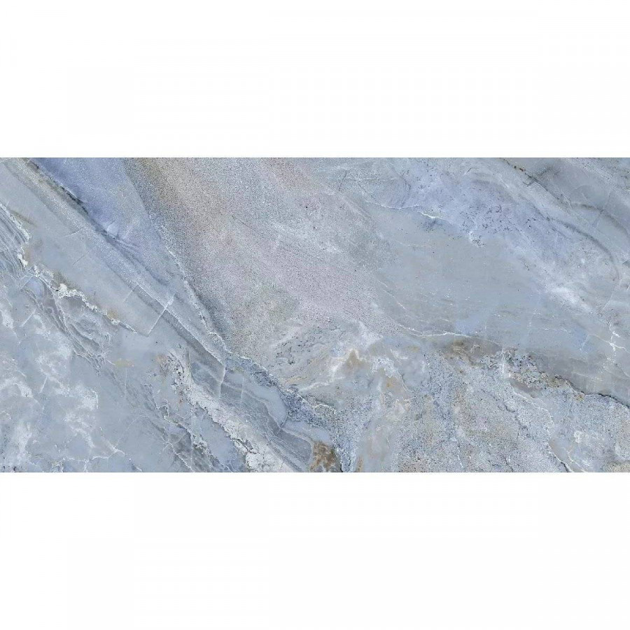 Керамогранит 120x60 11мм Rubbico Viola Glossy глянцевая голубой Art Ceramic