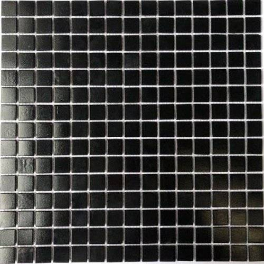 Мозаика 32x32 4мм PIX119 Стекло (2x2) глянцевая черный Pixel Mosaic