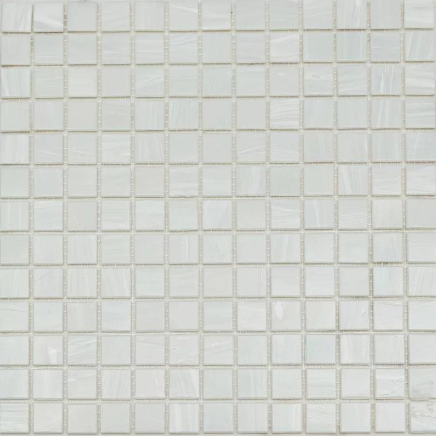 Мозаика 33x33 4мм Стеклянная мозаика PIX133 (2.3x2.3) матовая белый Pixel Mosaic