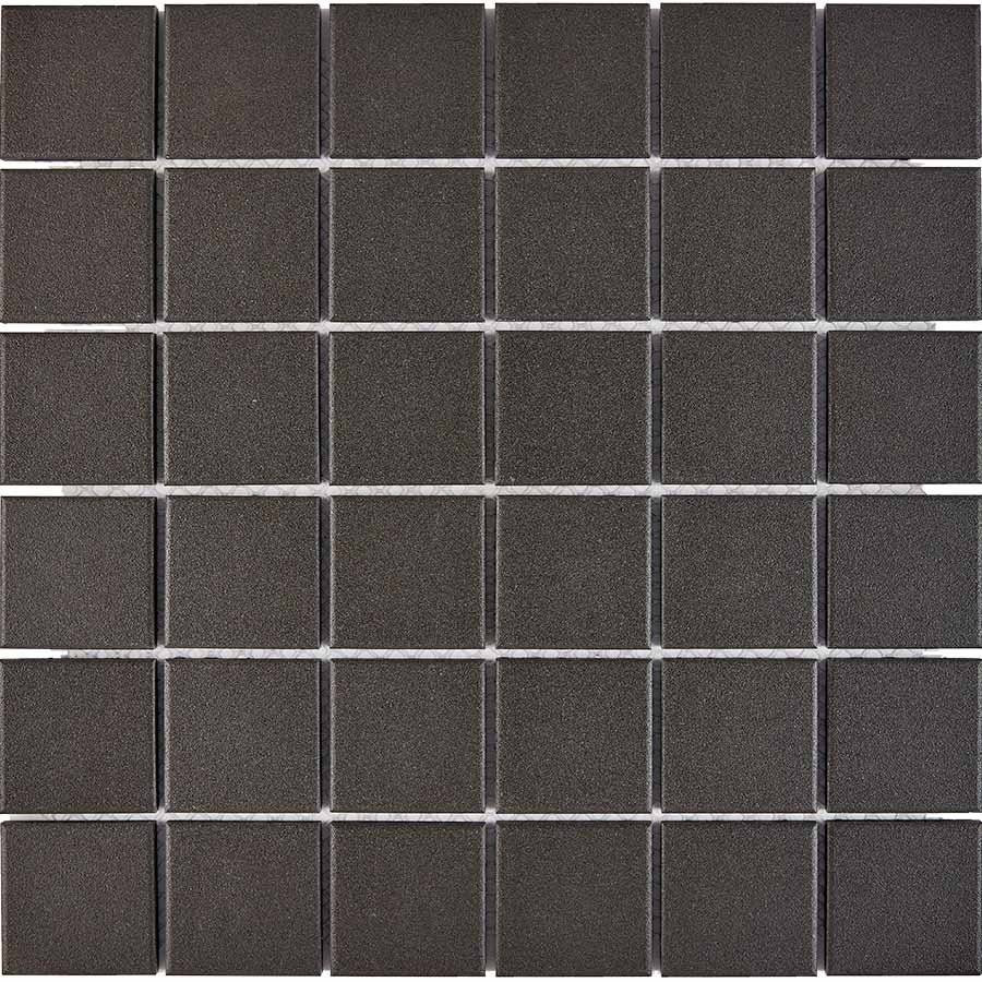 Мозаика 31x31 7мм Керамическая мозаика PIX621 (4.8x4.8) матовая черный Pixel Mosaic