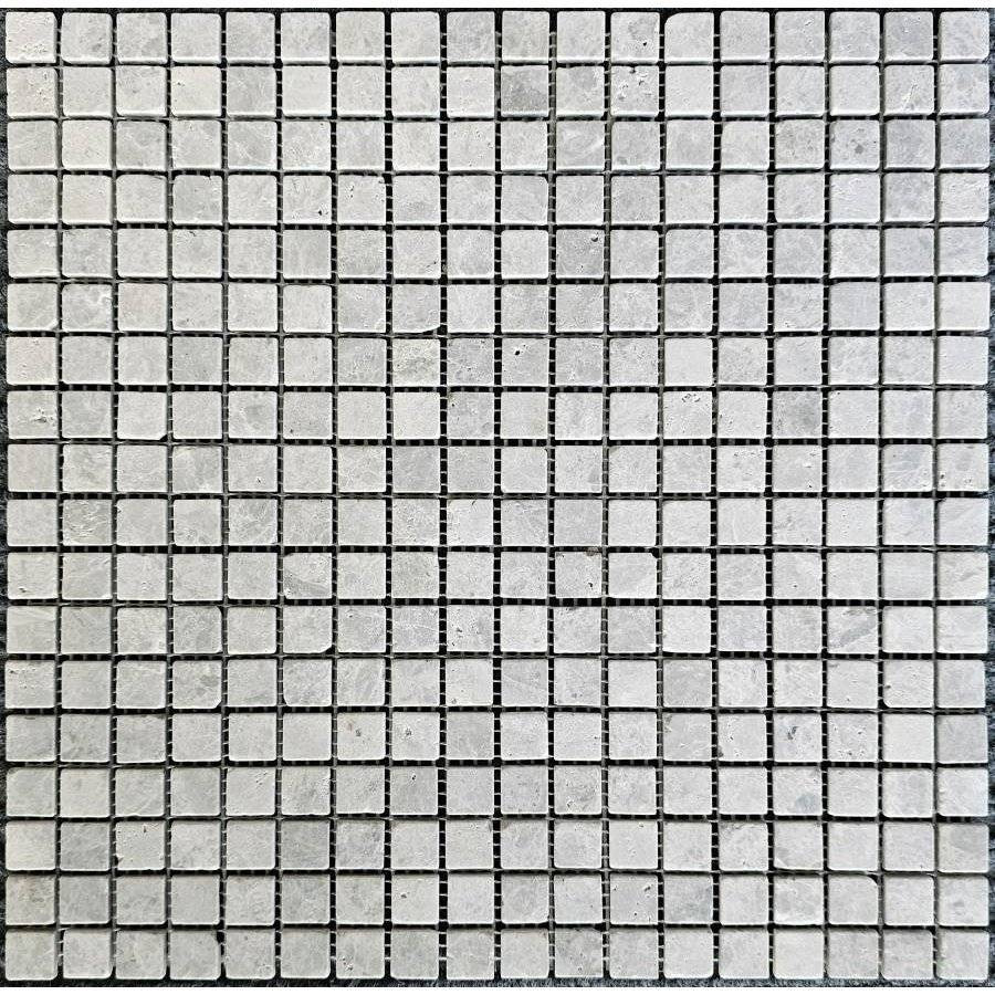 Мозаика 31x31 4мм Мрамор PIX327 Tundra Grey Матовая (1.5x1.5) матовая серый Pixel Mosaic