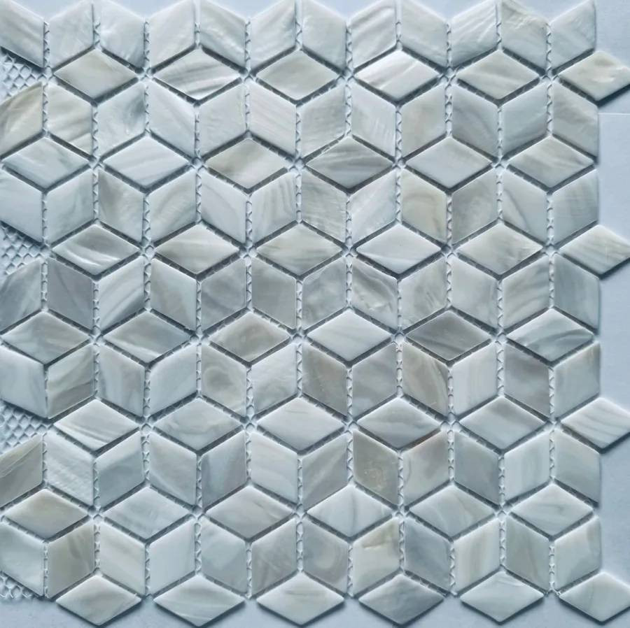 Мозаика 29x28 2мм Перламутр PIX770 Super White (2.5x4) глянцевая белый Pixel Mosaic