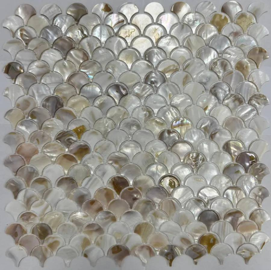 Мозаика 30x30 2мм Перламутр PIX773 (2.5x2.5) глянцевая серый Pixel Mosaic