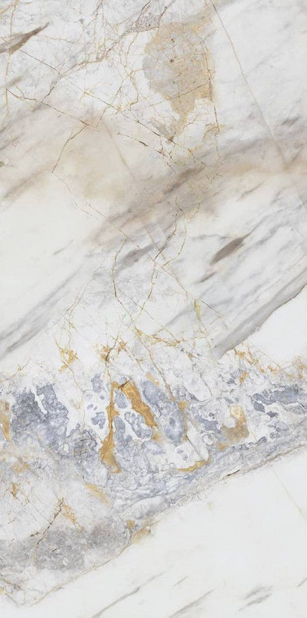 Керамогранит 120x60 9мм UKSL 2598 золото полированная серый Planet Ceramics