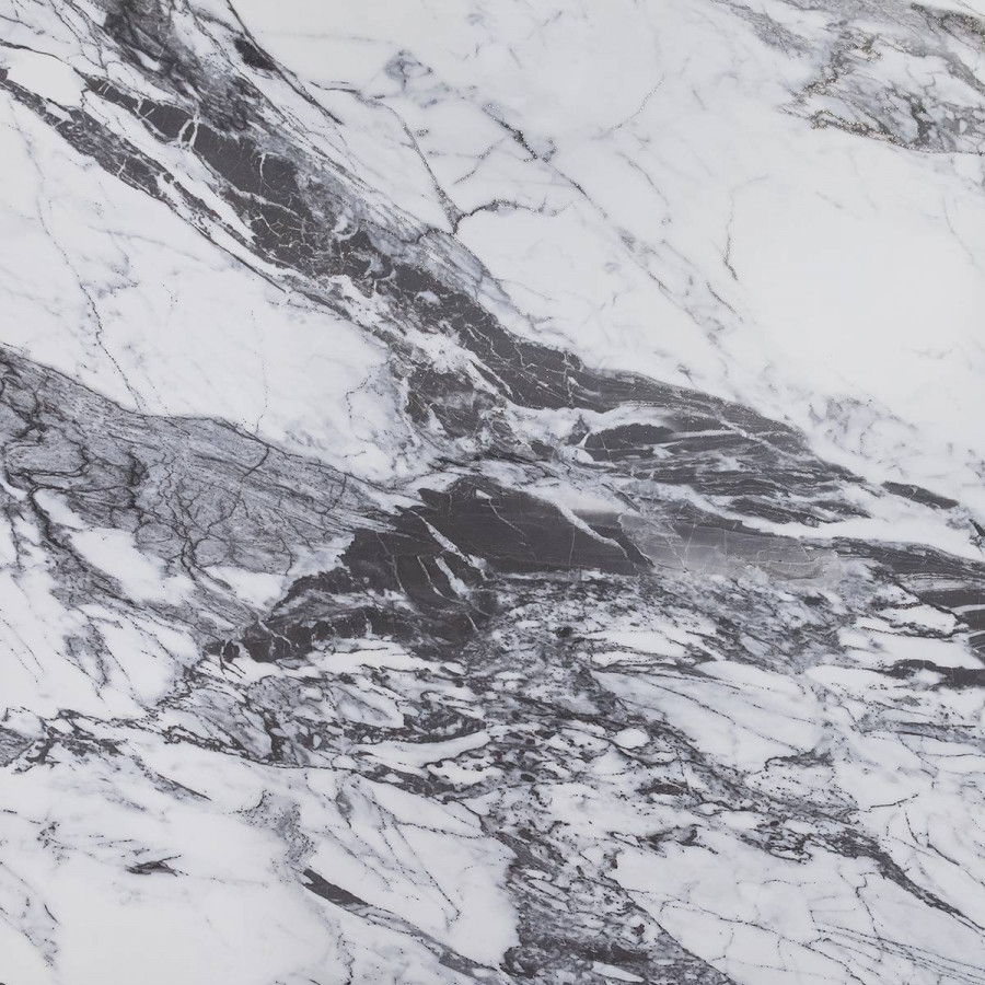 Керамогранит 80x80 10мм UK-860 золото полированная серый Planet Ceramics