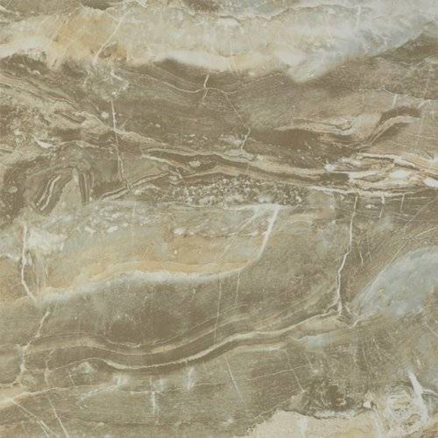 Керамогранит 50x50 8мм Serie 5012 Crema Pulido Rect. лаппатированная бежевый Porcelanite Dos