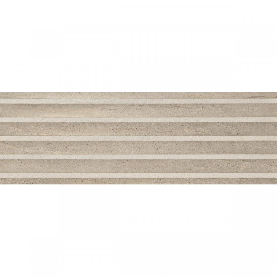 Керамическая плитка 90x30 9мм 9542 Sakai Taupe Relieve Kimura матовая бежевый Porcelanite Dos