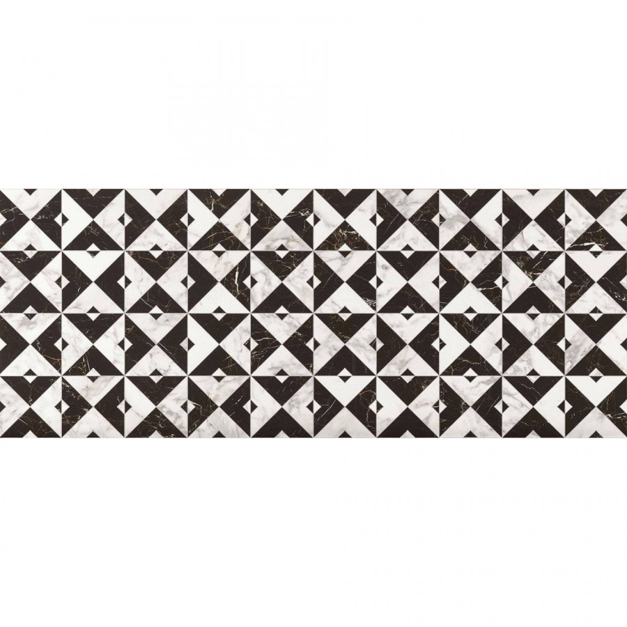 Керамическая плитка 150x60 10мм Marmi Deco Cubik глянцевая черный Porcelanosa