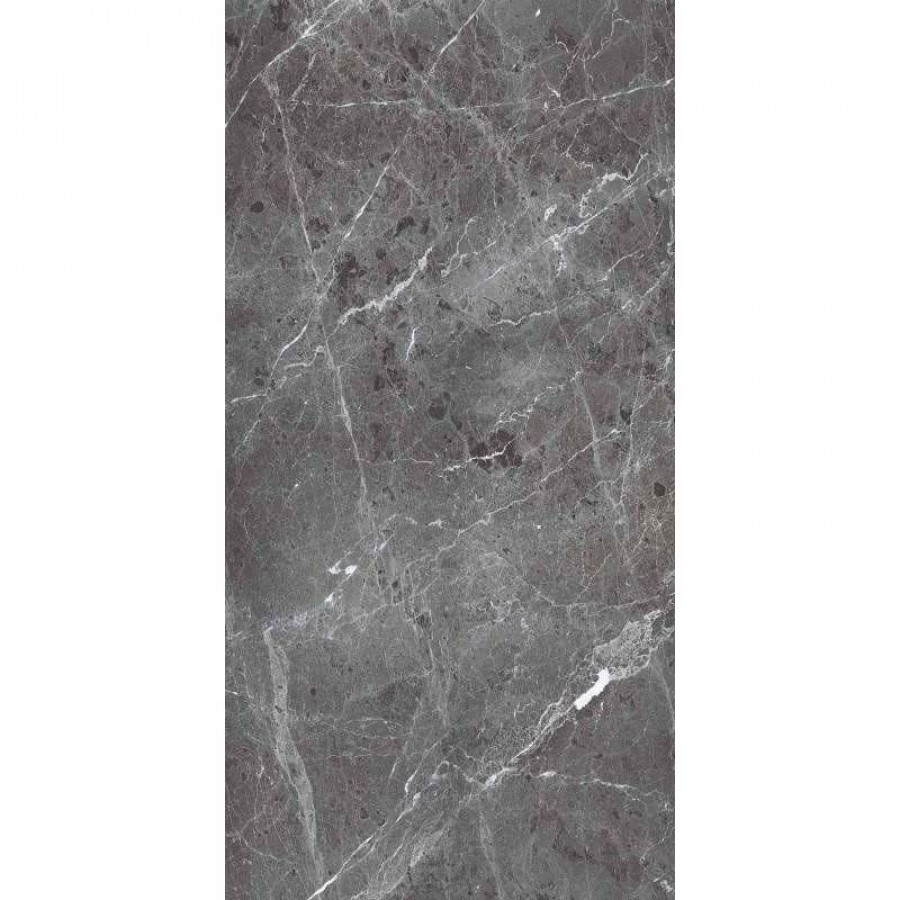 Керамогранит 120x60 9мм PR208 Ardesia Grafito Polished полированная серый Primavera