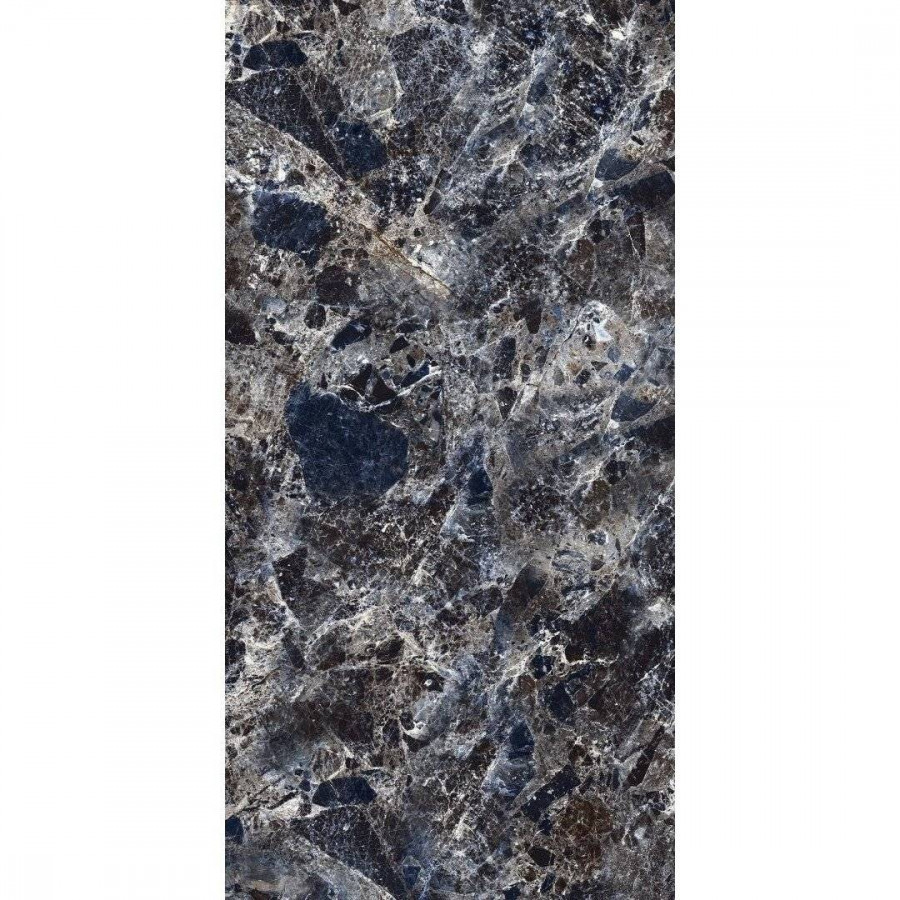 Керамогранит 120x60 9мм GR208 Roman Empro Brown High Glossy глянцевая черный Primavera