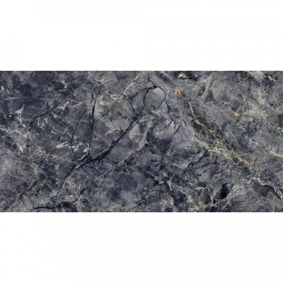 Керамогранит 120x60 9мм GR212 French Nero High Glossy глянцевая черный Primavera