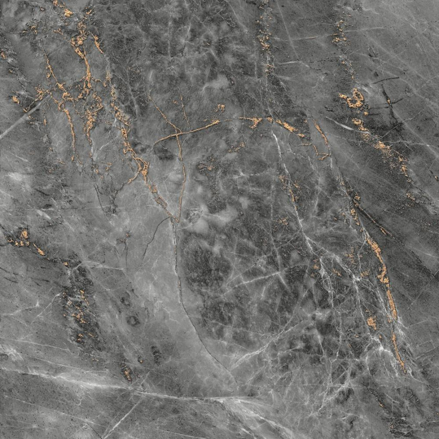 Керамогранит 60x60 9мм CR124 Black Velvet Carving матовая серый Primavera