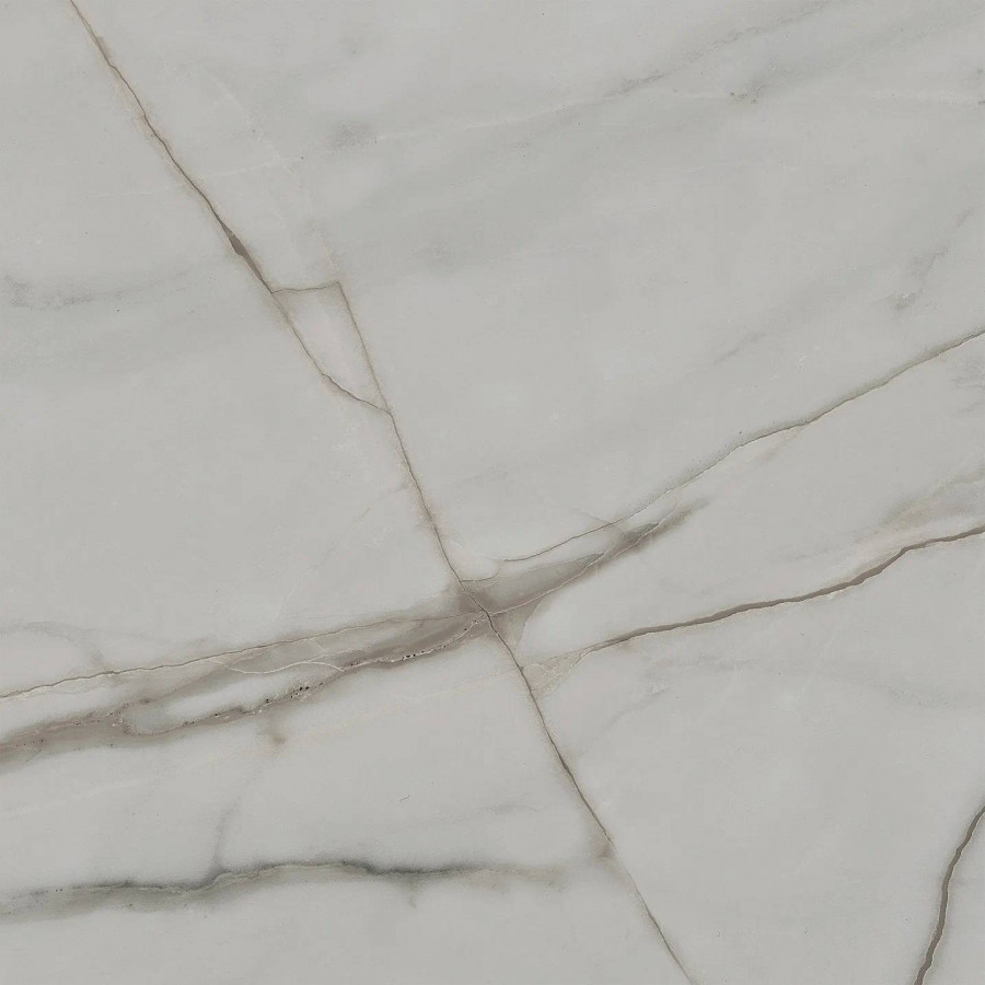 Керамогранит 60x60 9мм NG100 Торозо Glossy глянцевая белый Primavera