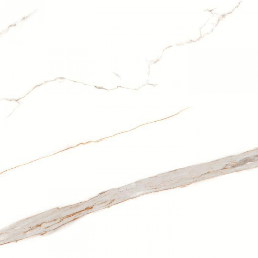 Керамогранит 60x60 9мм Signorina CR112 Gold Carving структурированная белый Primavera