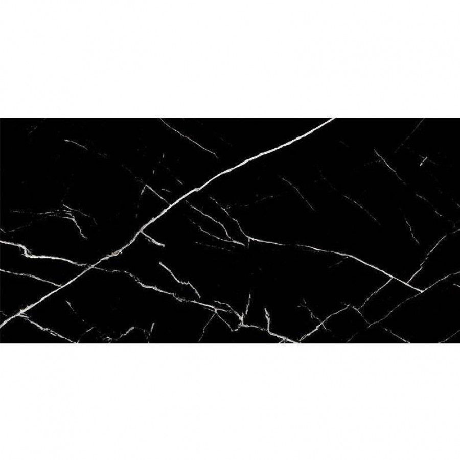 Керамогранит 120x60 9мм Marmo Nero Marquina Rustic Carving глянцевая черный Art&Natura Ceramic