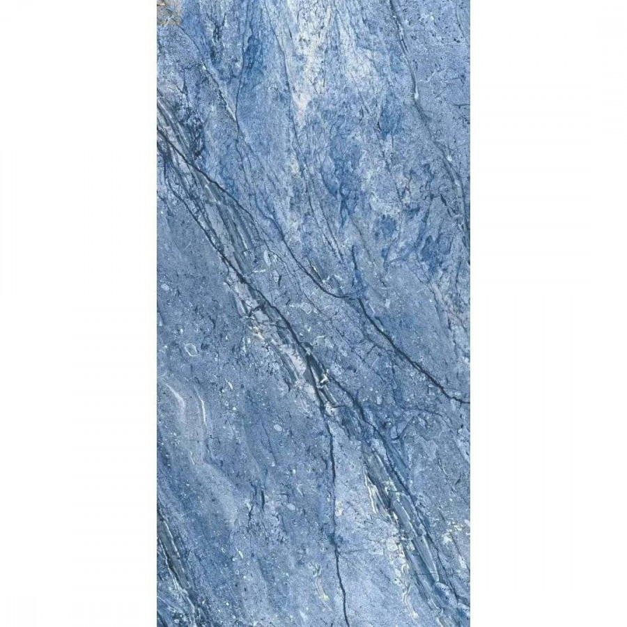 Керамогранит 120x60 10.5мм Porcesshine Milos Blue Super Polished полированная синий Prissmacer