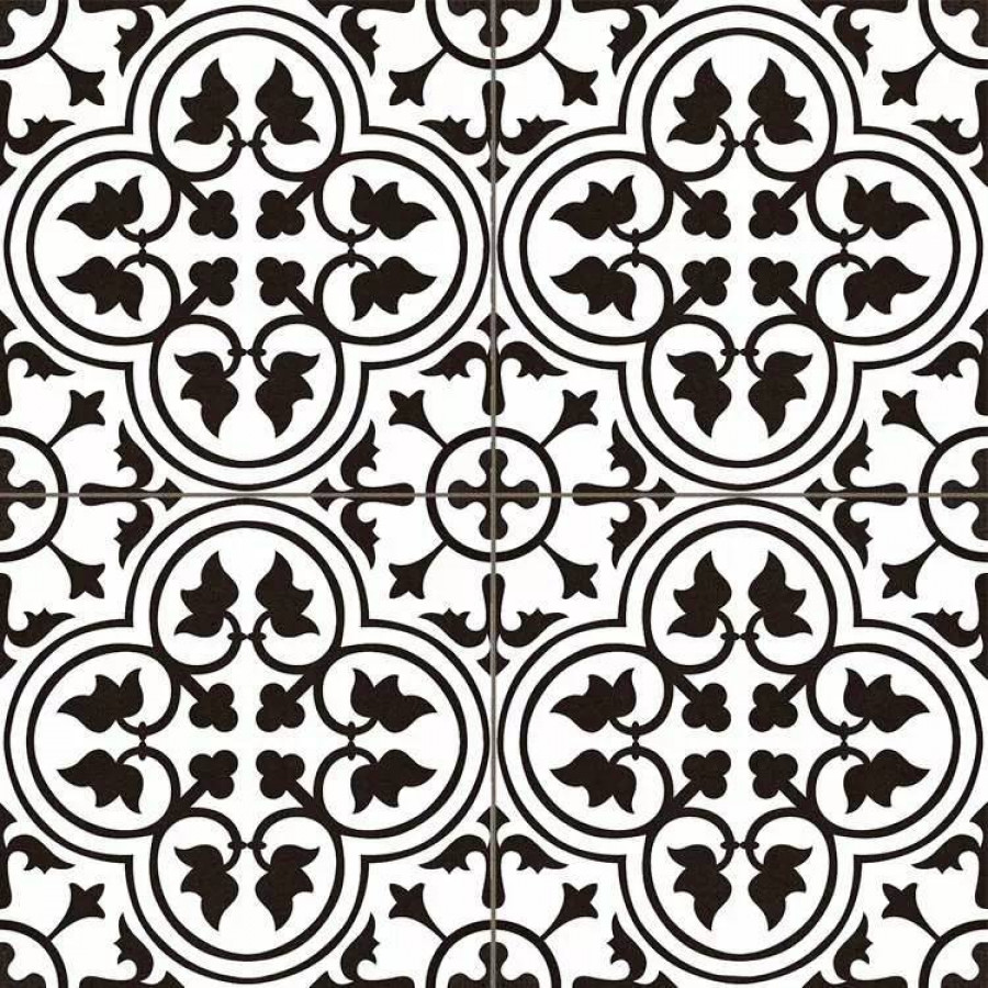 Керамогранит 45x45 8.5мм Hampton Black Pre матовая черный Prissmacer