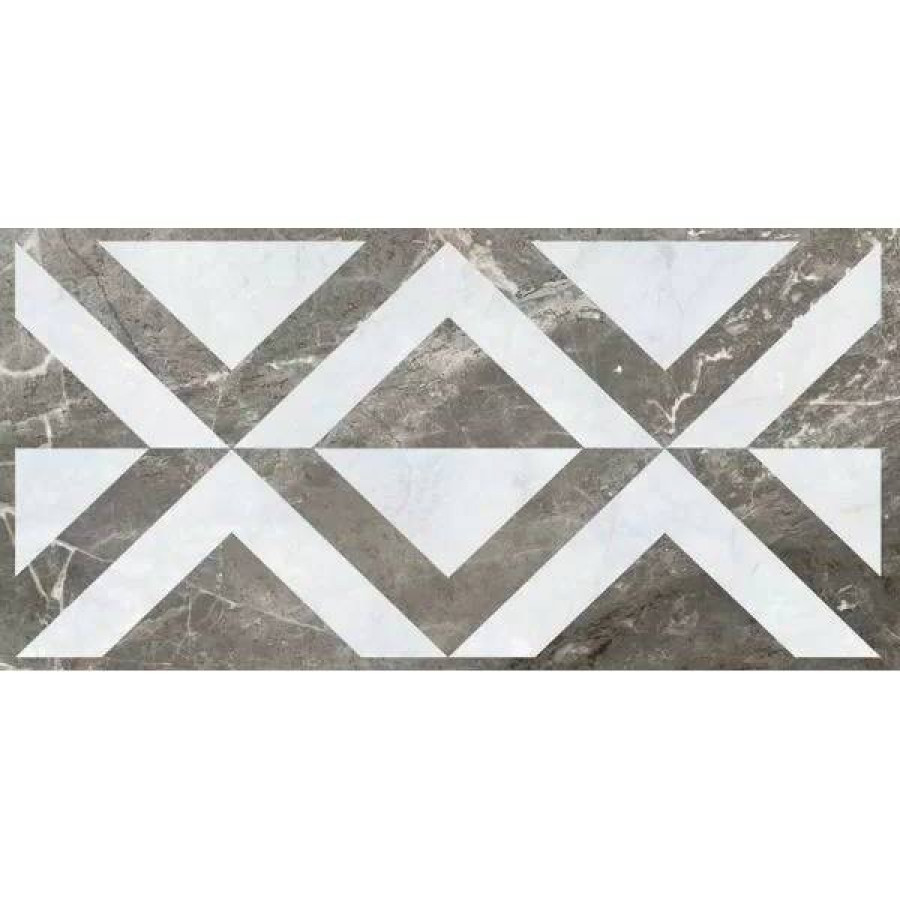 Керамогранит 120x60 9мм Crown S06AD047D1D10F0 Sg Dekor Fon Full Lap лаппатированная белый QUA Granite