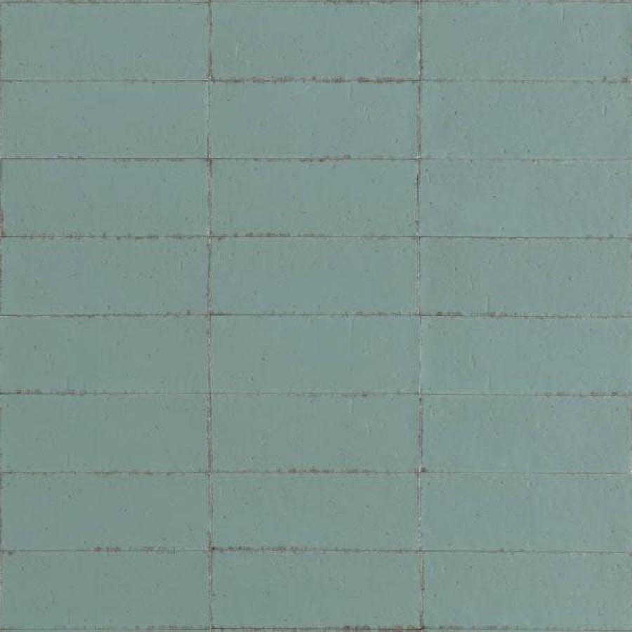 Керамогранит 20x8 9мм Glace RAEY Turchese Glossy глянцевая бирюзовый Ragno