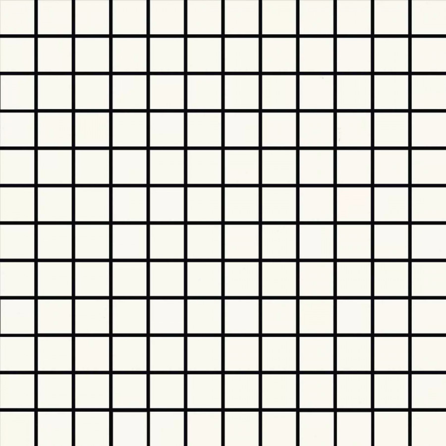 Мозаика 30x30 10мм Tempera R70T Bianco Mosaico матовая белый Ragno