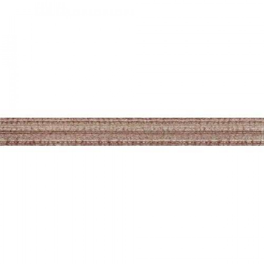 Бордюр 40x4 9мм Textile WLAMH020 Сиреневый матовая коричневый RAKO