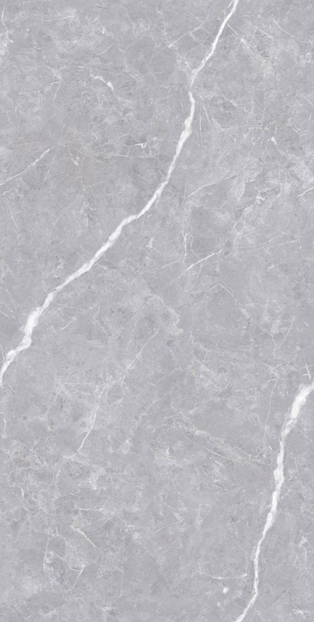 Керамогранит 120x60 9.5мм Luanda Polished Silver Carving глянцевая серый Realistik