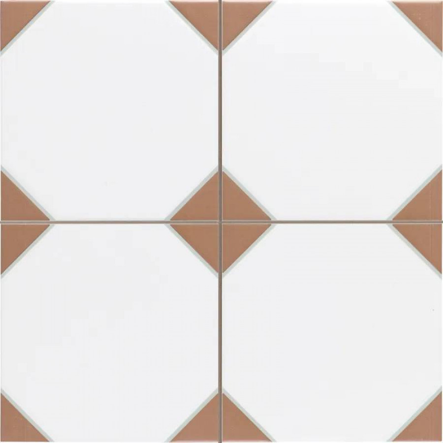 Керамогранит 33x33 9мм Canterbury Terra сатинированная коричневый Realonda Ceramica