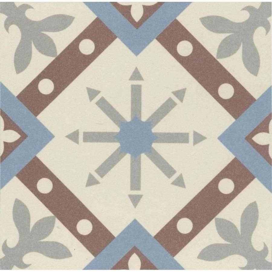 Декор 15x15 8мм Bel Histoire VVS1515_005 Charles матовая коричневый Revoir Paris