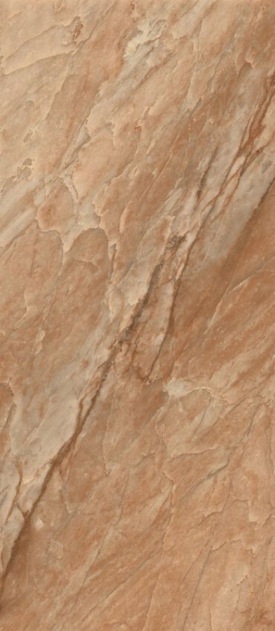 Плитка Плитка 280x120 6мм Authentic Luxe Marblacke Nuage Matte Silk 781182 сатинированная оранжевый, коричневый камень, мрамор Rex Ceramiche Rex Ceramiche