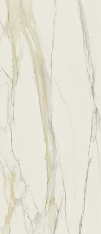 Плитка Плитка 280x120 6мм I Classici Calacatta Gold Glossy R 757835 глянцевая белый мрамор Rex Ceramiche Rex Ceramiche