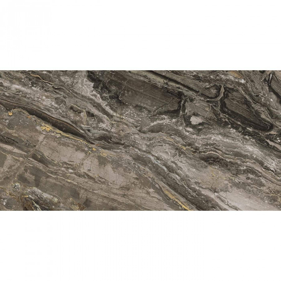 Керамогранит 120x60 8мм Prexious Of Rex 755846 Dream Arabesque Glo полированная коричневый Rex Ceramiche