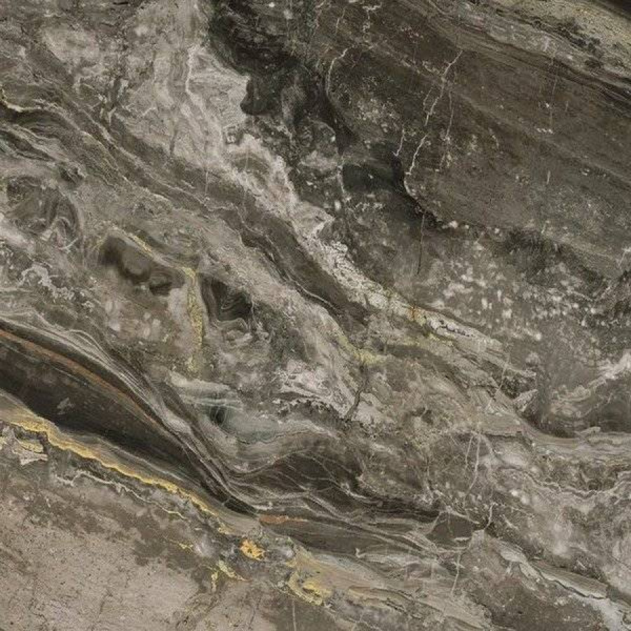 Керамогранит 280x120 6мм Prexious Of Rex 757738 Dream Arabesque Glossy глянцевая коричневый Rex Ceramiche