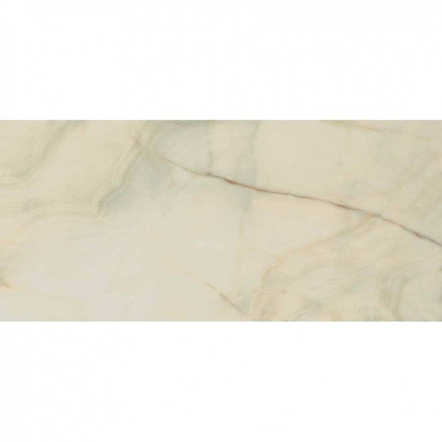 Керамогранит 280x120 6мм Les Bijoux De Rex 765693 Onyx Blanche Glossy Ret глянцевая бежевый Rex Ceramiche