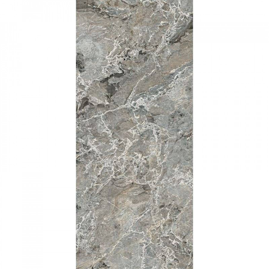 Керамогранит 280x120 6мм Authentic Luxe 781179 Lux Mar Aubisque Gl глянцевая серый Rex Ceramiche