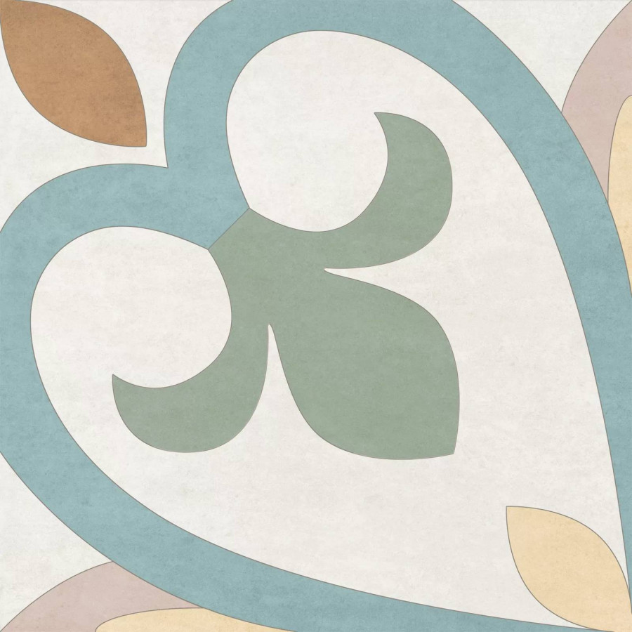 Керамогранит 20x20 8мм Design Art GP2020DSA24 Joy матовый матовая многоцветный Artkera Group