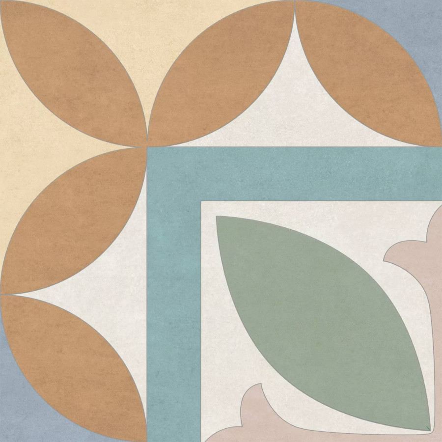 Керамогранит 20x20 8мм Design Art GP2020DSA01 Unico матовый матовая многоцветный Artkera Group