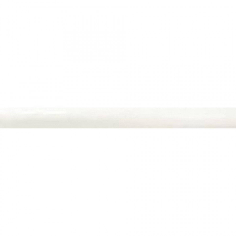 Бордюр 30x3 9мм Ocean Listelo Gloss White глянцевая белый Ribesalbes