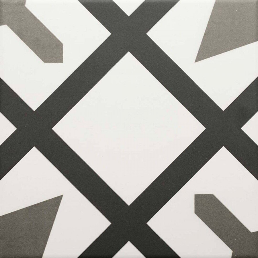 Керамогранит 20x20 8мм Hermitage Charme матовая черный Ribesalbes