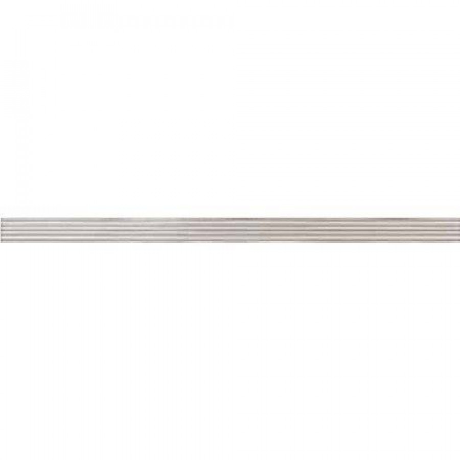 Бордюр 70x6 9мм Calypso Listello Stripes Blanco матовая бежевый Roca