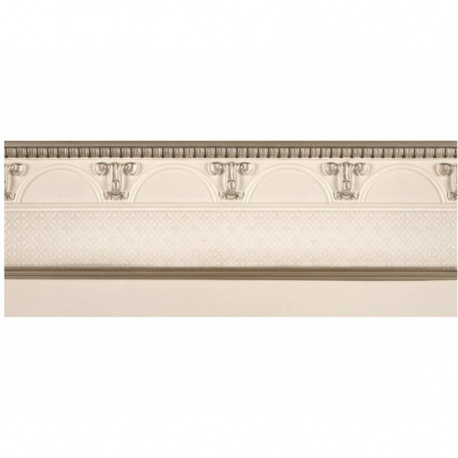 Бордюр 32x12 9мм Aura RCS000011 Zocalo Scala Vision глянцевая бежевый Rocersa