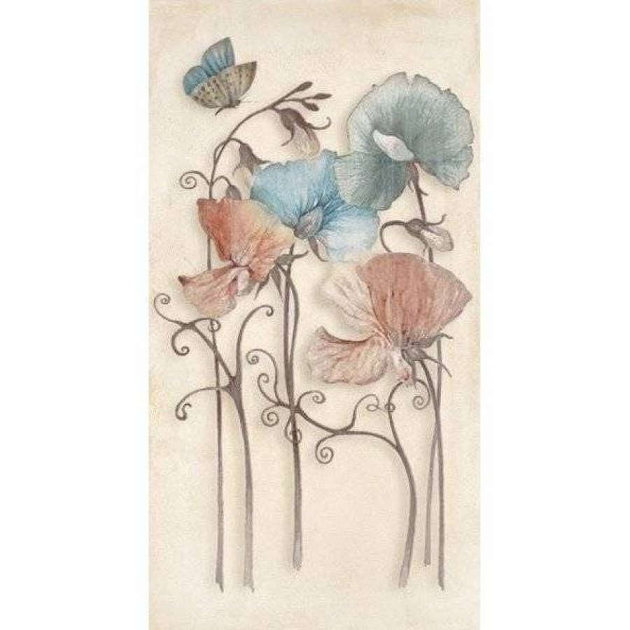 Декор 59x32 9мм Retro 1A Beige глянцевая многоцветный Rocersa