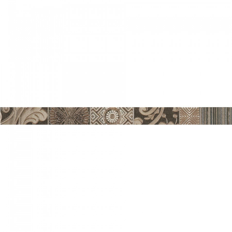 Бордюр 60x5 9мм Livermore RCS000037 Listelo Passion Smoke матовая коричневый Rocersa