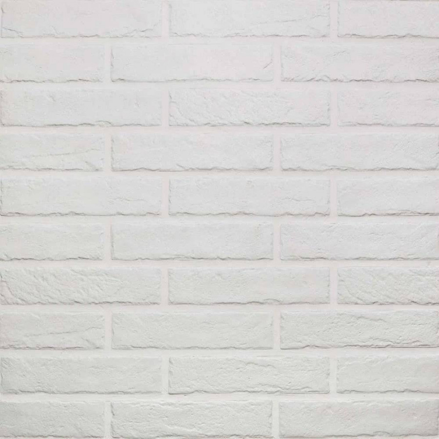 Керамогранит 25x6 8мм Tribeca J85888 White Brick матовая белый Rondine Group RHS