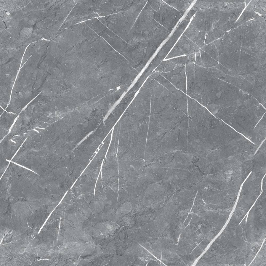 Керамогранит 60x60 9мм R_PR1019 Carnico Grey Polished глянцевая серый Royce