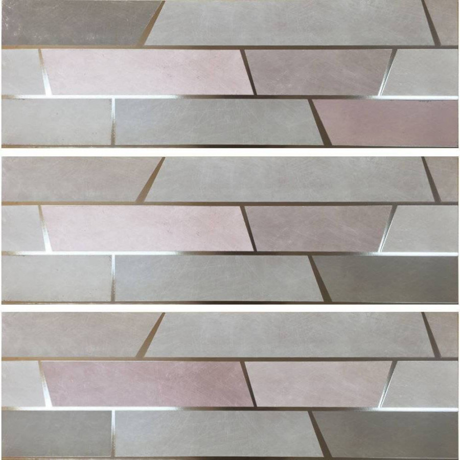 Панно 90x90 9мм Kroma FVC860 Dynamic Cobre матовая серый Saloni