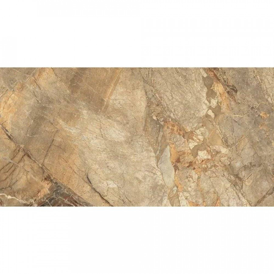 Керамогранит 160x80 9мм Breccia SN70722 Sandy B Glossy полированная коричневый Seron