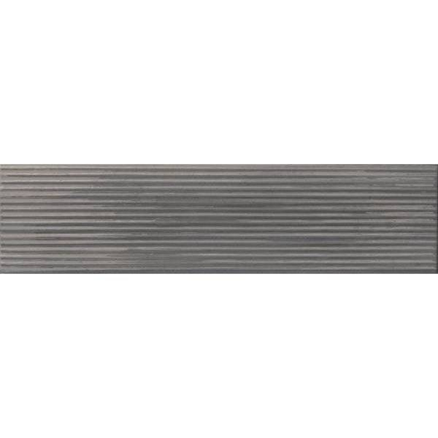 Керамогранит 30x8 10мм Swing DRV330 Smoke глянцевая серый Settecento