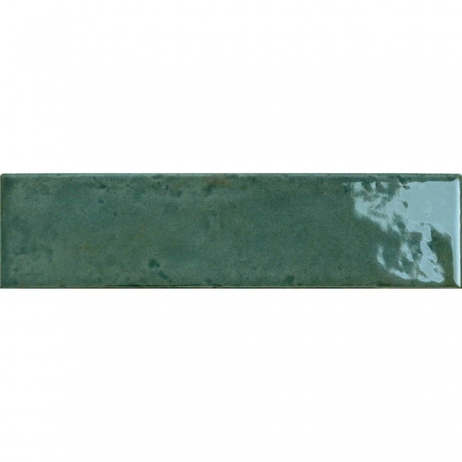 Керамогранит 30x8 10мм Oxida 154505 Brick Green глянцевая зеленый Settecento