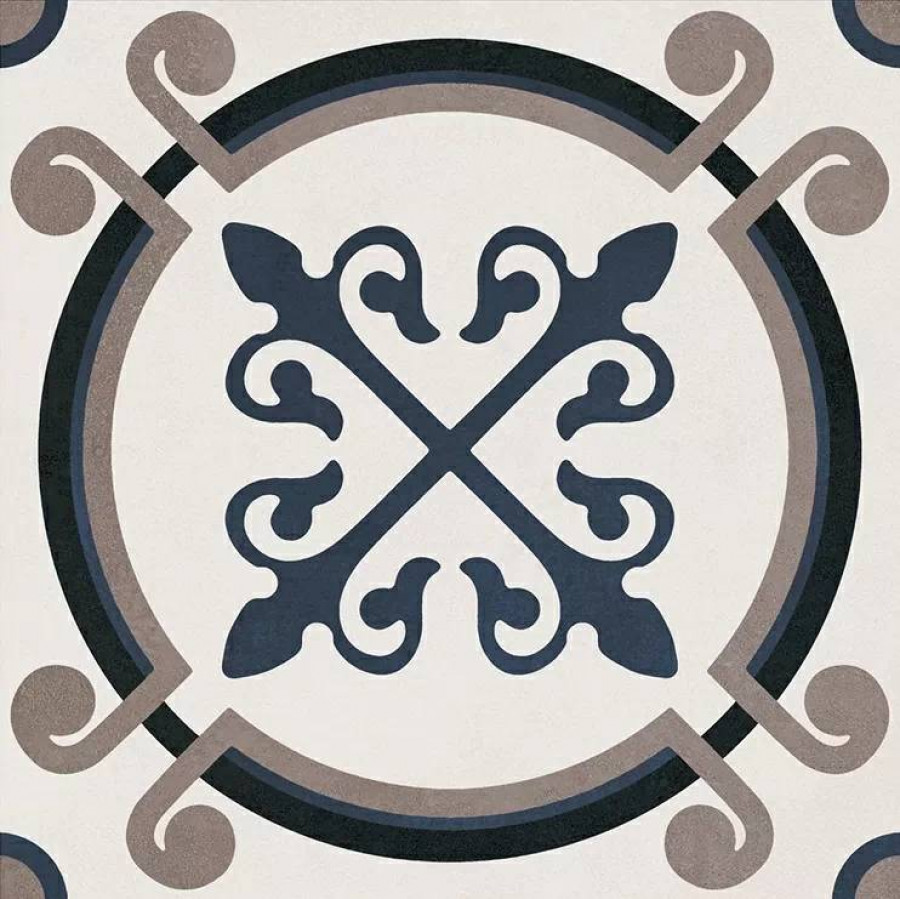 Керамогранит 20x20 9мм Siena Harlem матовая многоцветный Smile Tile